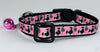 Pugs  cat & small dog collar 1/2" wide adjustable handmade bell Or leash - Petcollarshandmades