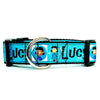 Lucy dog collar handmade adjustable buckle 1"or 5/8" wide or leash Petcollarshandmade