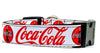 Coca Cola dog collar handmade adjustable buckle collar 1"or 5/8" wide or leash Petcollarshandmade