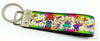 Rugrats Key Fob Wristlet Keychain 1"wide Zipper pull Camera strap handmade - Petcollarshandmades