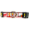 Bart Simpson dog collar handmade adjustable buckle 5/8" wide or leash TV show Petcollarshandmade