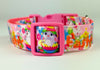 Easter dog collar handmade 12.00 all sizes adjustable buckle collar 1"wide leash - Petcollarshandmades