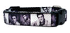 Elvis dog collar handmade adjustable buckle collar 5/8" wide or leash fabric - Petcollarshandmades