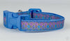 Mermaid Scales cat or small dog collar 1/2"wide adjustable handmade bell or leash - Petcollarshandmades