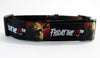 Friday the 13th dog collar handmade adjustable buckle collar 1" wide or leash Petcollarshandmade