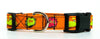 Lorax dog collar handmade adjustable buckle collar 5/8" wide or leash Petcollarshandmade