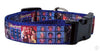 Brady Bunch dog collar handmade adjustable buckle collar 1" wide or leash Petcollarshandmade