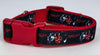 Thriller Michael dog collar Handmade adjustable buckle collar 1" wide or leash Petcollarshandmade