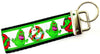 Ghostbusters Key Fob Wristlet Keychain 1 1/4"wide Zipper pull Camera strap - Petcollarshandmades