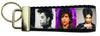 Prince Key Fob Wristlet Keychain 11/4"wide Zipper pull Camera strap - Petcollarshandmades