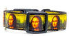 Mona Lisa dog collar handmade adjustable buckle collar 1" wide or leash artist Petcollarshandmade