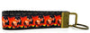 Gone With The Wind Key Fob Wristlet Keychain 1"wide Zipper pull Camera strap - Petcollarshandmades