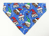 Christmas Dog Bandana Over the Collar dog bandana  Dog collar bandana - Petcollarshandmades