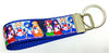 Sailor Moon Key Fob Wristlet Keychain 1"wide Zipper pull Camera strap handmade - Petcollarshandmades