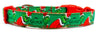 Grinch dog collar handmade adjustable buckle collar 5/8" wide or leash handmade - Petcollarshandmades