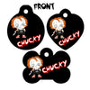 Horror characters dog collar handmade adjustable buckle collar 1"wide leash - Petcollarshandmades