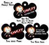 Chucky dog collar, handmade, adjustable, buckle collar,1" wide, leash - Petcollarshandmades