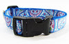 Paisley dog collar handmade adjustable buckle collar 1"wide or leash Petcollarshandmade