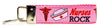 Nurses Rock Key Fob Wristlet Keychain 1"wide Zipper pull Camera strap handmade - Petcollarshandmades