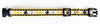 Steelers dog collar handmade adjustable buckle football 1" or 5/8" wide or leash Petcollarshandmade