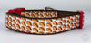 Tacos snack dog collar handmade adjustable buckle collar 1"or 5/8" wide or leash Petcollarshandmade