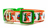 Gumby and Pokey dog collar handmade adjustable buckle collar 1" wide or leash Petcollarshandmade