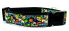 Rugrats Dog collar handmade adjustable buckle collar 1" wide 5/8" wide or leash Petcollarshandmade