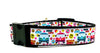 VW Bus dog collar handmade  adjustable buckle collar 1" or 5/8" wide or leash Petcollarshandmade