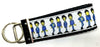 The Beatles Key Fob Wristlet Keychain 1 1/4"wide Zipper pull Camera strap - Petcollarshandmades