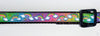 Rainbow Glitter cat or small dog collar 1/2" wide adjustable handmade bell or leash Petcollarshandmade