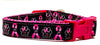Bark For A Cure dog collar handmade adjustable buckle collar 5/8"wide or leash - Petcollarshandmades