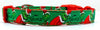 Grinch dog collar handmade adjustable buckle collar 5/8" wide or leash handmade - Petcollarshandmades