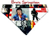 Bruce Springsteen Dog Bandana Over the Collar dog bandana Dog collar bandana Petcollarshandmade