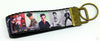 Elvis Key Fob Wristlet Keychain 1"wide Zipper pull Camera strap handmade - Petcollarshandmades