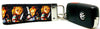 Chucky Key Fob Wristlet Keychain 1 1/4"wide Zipper pull Camera strap - Petcollarshandmades