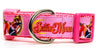 Sailor Moon dog collar handmade adjustable buckle collar 1" wide or leash pink Petcollarshandmade