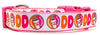 Dunkin Donuts dog collar handmade adjustable buckle 1"or 5/8" wide or leash Petcollarshandmade