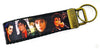 Michael Jackson Key Fob Wristlet Keychain 1"wide Zipper pull Camera strap - Petcollarshandmades