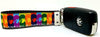 The Beatles Key Fob Wristlet Keychain 1"wide Zipper pull Camera strap handmade - Petcollarshandmades