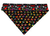 Rock N Roll Classic Dog Bandana Over the Collar dog bandana Dog collar bandana Petcollarshandmade