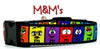 M & M's candy dog collar handmade adjustable buckle  1" or 5/8" wide or leash Petcollarshandmade