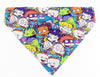 Rugrats Dog Bandana, Over the Collar dog bandana Dog collar bandana puppy Petcollarshandmade