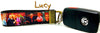I Love Lucy Key Fob Wristlet Keychain 1"wide Zipper pull Camera strap - Petcollarshandmades