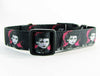 Horror dog collar handmade 12.00 all sizes adjustable buckle collar 1"wide leash - Petcollarshandmades