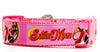 Sailor Moon dog collar handmade adjustable buckle collar 1" wide or leash pink Petcollarshandmade