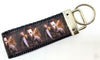 Mike Myers Key Fob Wristlet Keychain 1 1/4"wide Zipper pull Camera strap - Petcollarshandmades