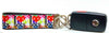 I Love Dogs Key Fob Wristlet Keychain 1"wide Zipper pull Camera strap handmade Petcollarshandmade