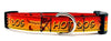 Hot Dog Dachshunds dog collar handmade adjustable buckle 5/8" wide or leash Petcollarshandmade
