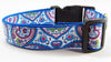 Paisley dog collar handmade adjustable buckle collar 1"wide or leash Petcollarshandmade