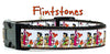 Flintstones dog collar handmade adjustable buckle collar 1" wide or leash - Petcollarshandmades
